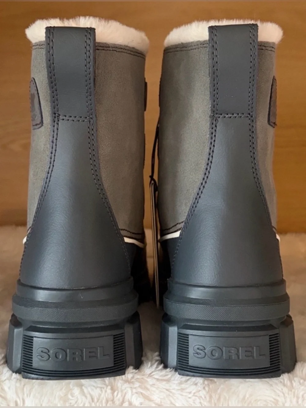 ✨$80✨NWT•SOREL Women's Tivoli V Waterproof Boot | Quarry, Grill 7.5